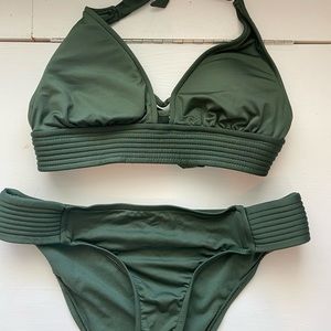 Olive green 2 piece